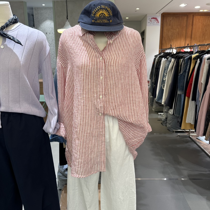 DELI JENNY韓國直郵女裝新款26春夏26夏季職業襯衫蕾絲衫DELI JENNY襯衫/蕾絲衫圖色1