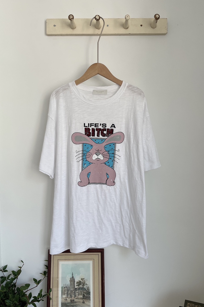 MINIQUEENS韓國東大門直郵女士新品熱賣休閑職業時尚人氣T恤MINIQUEENST恤圖色1