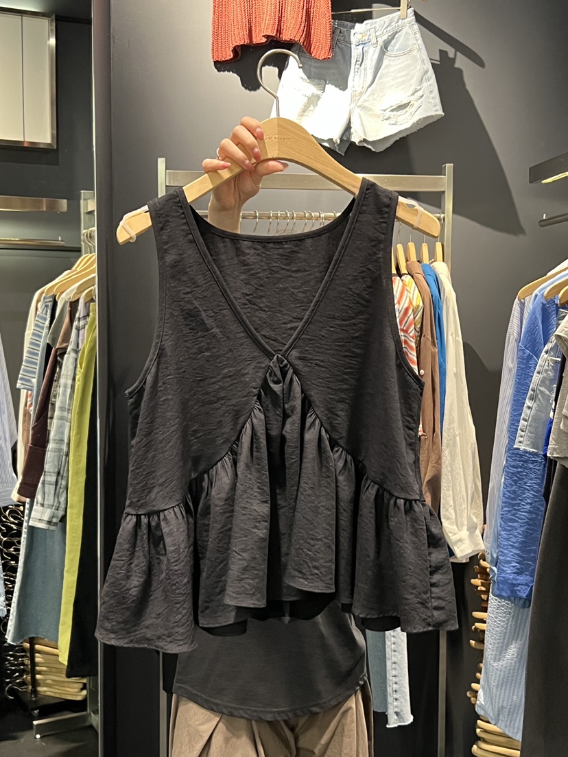 EL BOSQUE韓國直郵實拍女士新款人氣休閑26春夏吊帶背心EL BOSQUE吊帶/背心圖色2