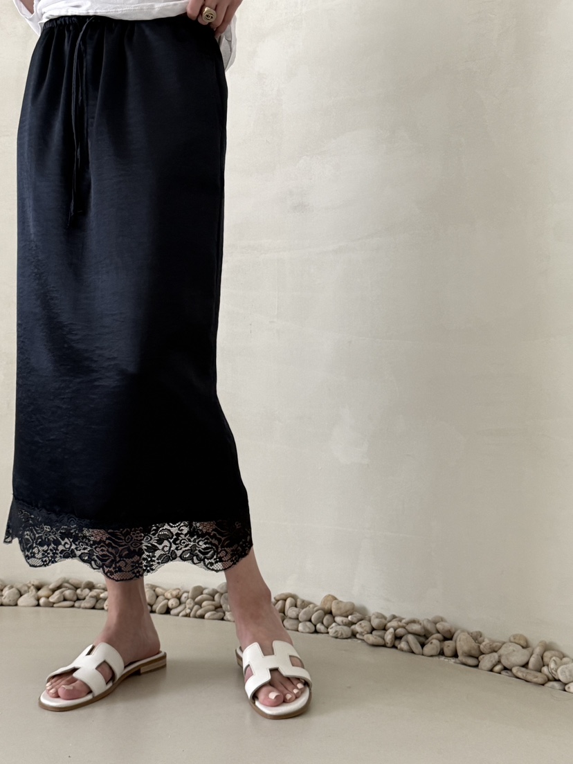 DEMAR韓國東大門代購女裝新品26夏季職業人氣半身裙中短裙緞DEMAR半身裙/中短裙