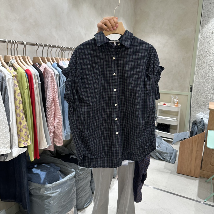 DELI JENNY韓國直郵女裝新品人氣休閑26夏季推薦襯衫蕾絲衫DELI JENNY襯衫/蕾絲衫圖色2