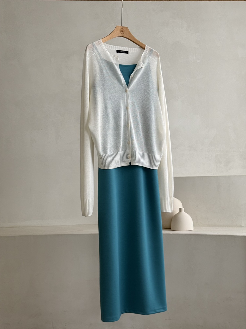 DEMAR韓國代購女士新品熱賣職業推薦人氣26夏季針織衫開衫DEMAR針織衫