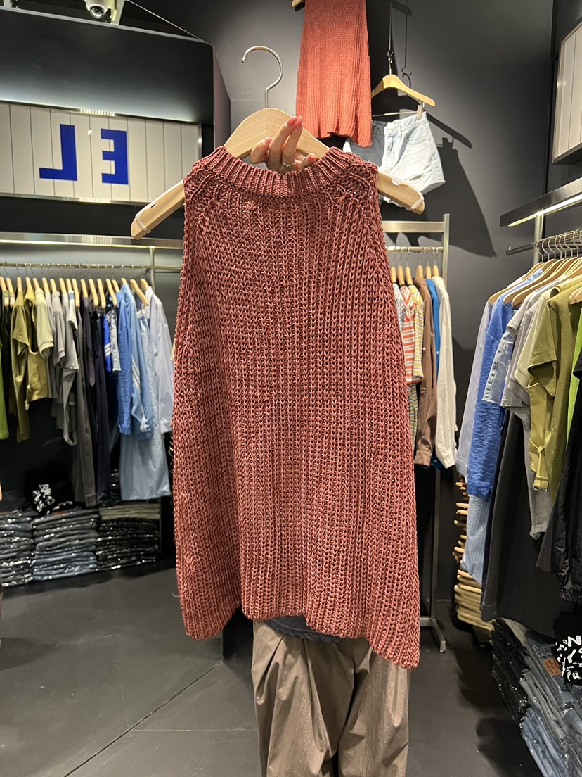 EL BOSQUE韓國東大門直郵女士新品26夏季熱賣針織衫網狀EL BOSQUE針織衫