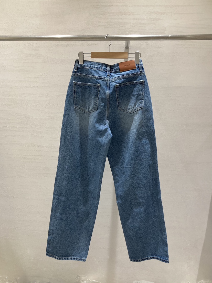 ROUGH韓國直郵實拍女裝新品職業26夏季26春夏時尚人氣牛仔褲ROUGH牛仔褲