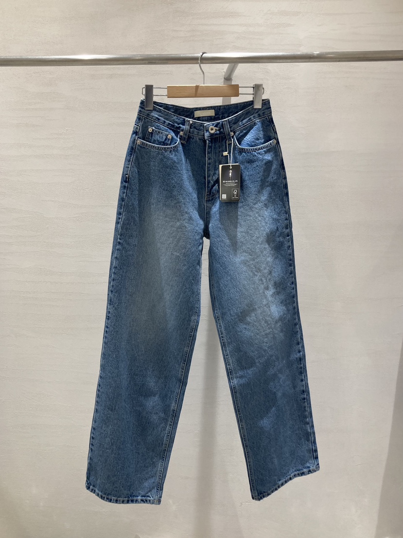 ROUGH韓國直郵實拍女裝新品職業26夏季26春夏時尚人氣牛仔褲ROUGH牛仔褲圖色1