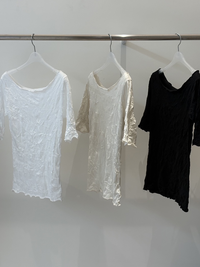 THERE韓國東大門代購女士新品推薦26春夏熱賣26夏季T恤褶皺THERET恤