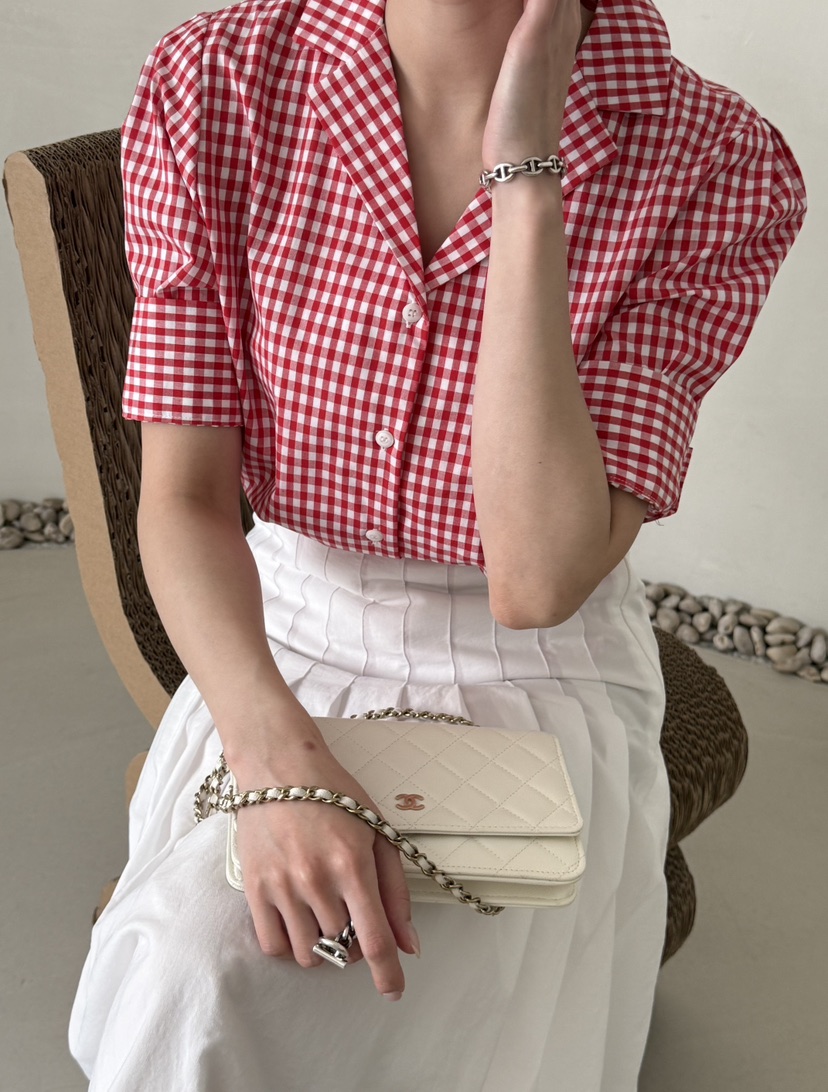 DEMAR韓國直郵女士新品人氣推薦26夏季時尚26春夏襯衫蕾絲衫DEMAR襯衫/蕾絲衫