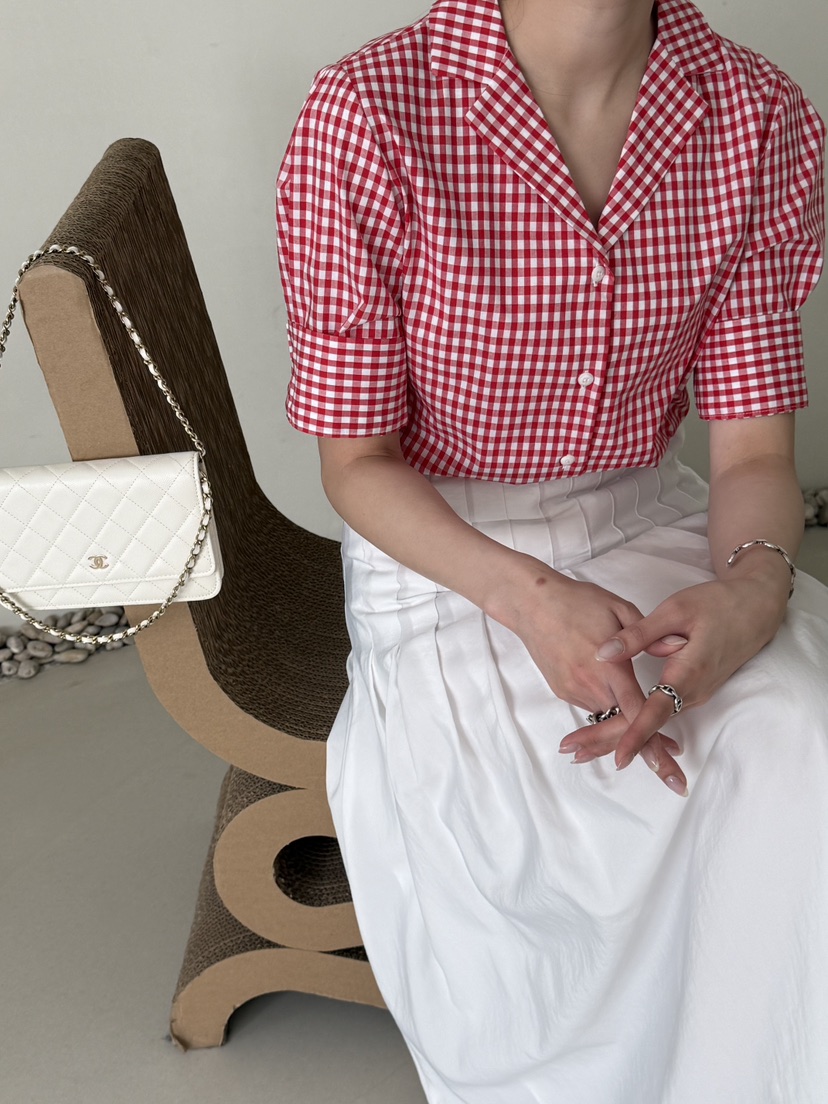 DEMAR韓國直郵女士新品人氣推薦26夏季時尚26春夏襯衫蕾絲衫DEMAR襯衫/蕾絲衫圖色1