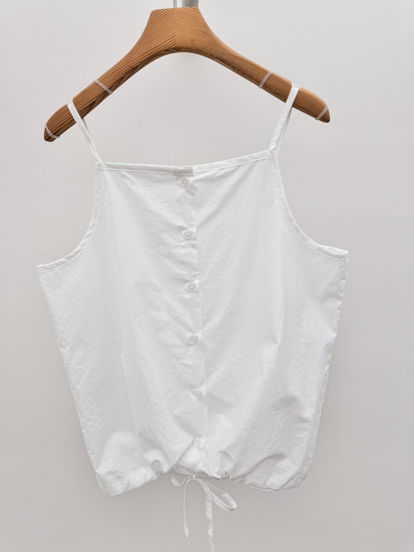 THORE韓國直郵女士新品推薦26春夏休閑26夏季吊帶背心刺繡THORE吊帶/背心