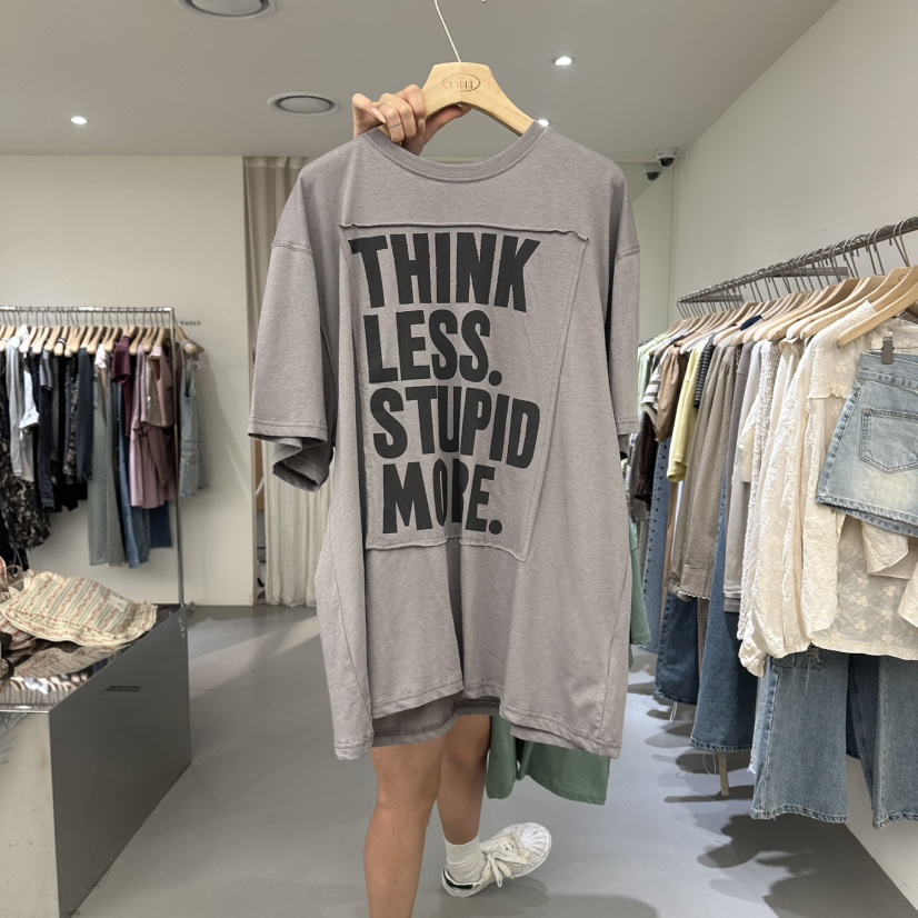 VAULT韓國直郵女士新品26夏季休閑26春夏人氣時尚推薦T恤VAULTT恤圖色2