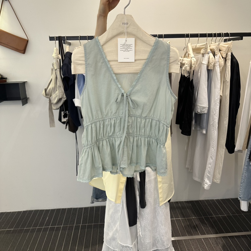 FIND-P韓國直郵實拍女士新款休閑熱賣人氣職業襯衫蕾絲衫FIND-P襯衫/蕾絲衫圖色3