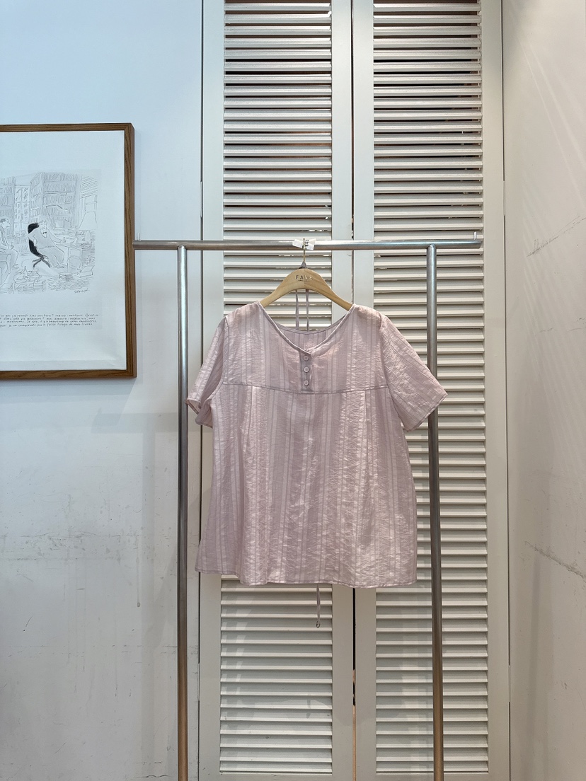 FAVE-L韓國東大門直郵女士新品人氣26春夏襯衫蕾絲衫含腰繩FAVE-L襯衫/蕾絲衫圖色1