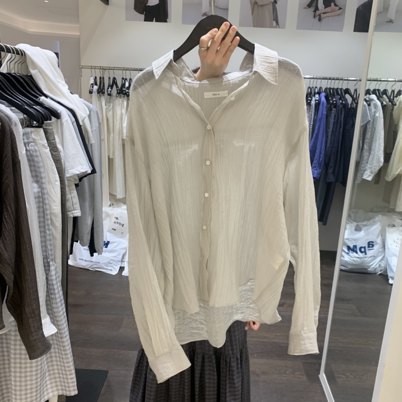 OURIN/THIS IS韓國直郵實拍女士新品熱賣職業襯衫蕾絲衫OURIN/THIS IS襯衫/蕾絲衫圖色3