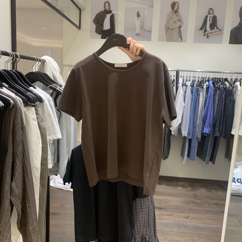 OURIN/THIS IS韓國代購女士新款休閑26春夏26夏季職業T恤OURIN/THIS IST恤圖色3