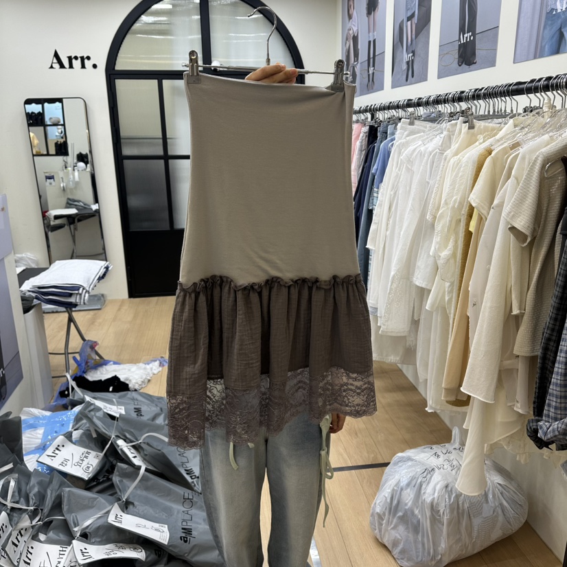 ARR東大門實拍韓國女裝新品職業26春夏時尚休閑連衣裙印花ARR連衣裙