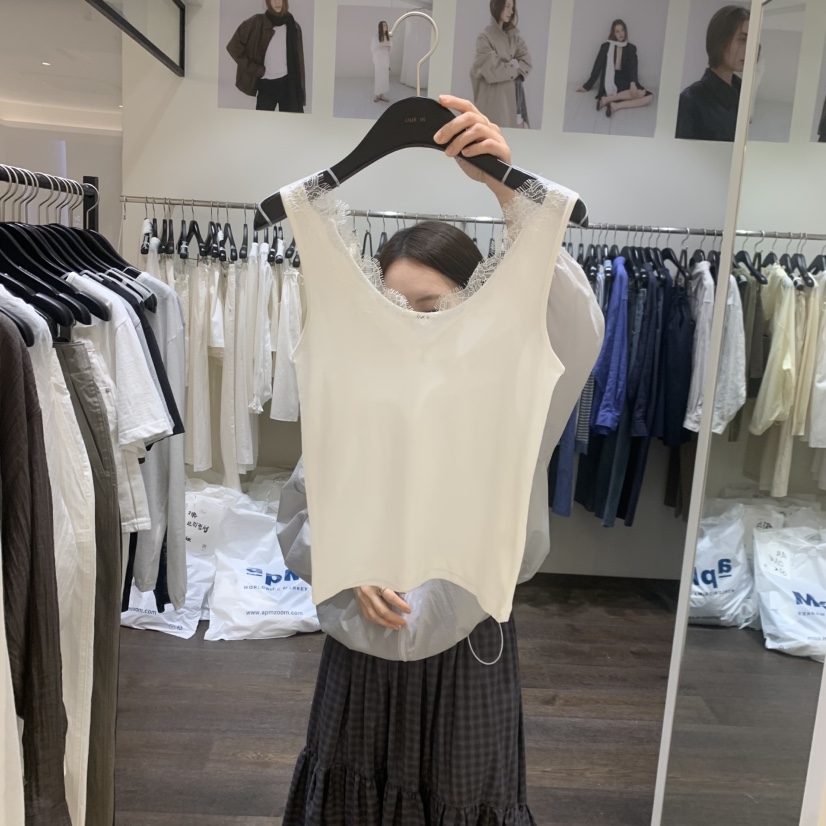 OURIN/THIS IS韓國直郵女裝新品推薦時尚26夏季吊帶背心OURIN/THIS IS吊帶/背心圖色1