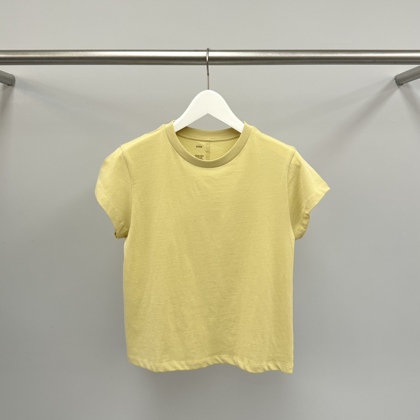 WATER/RIVER東大門實拍韓國女裝新品職業時尚26春夏休閑T恤WATER/RIVERT恤圖色2