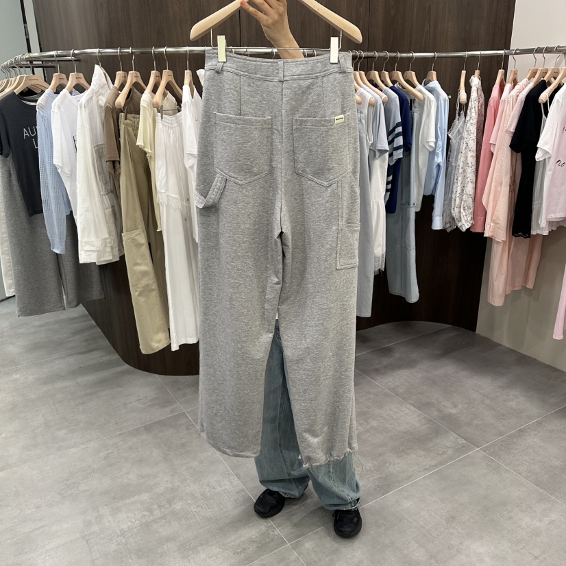 URBANSTORY/REMAKING韓國直郵實拍女士新品熱賣26夏季休閑褲Remaking/URBANSTORY休閑褲