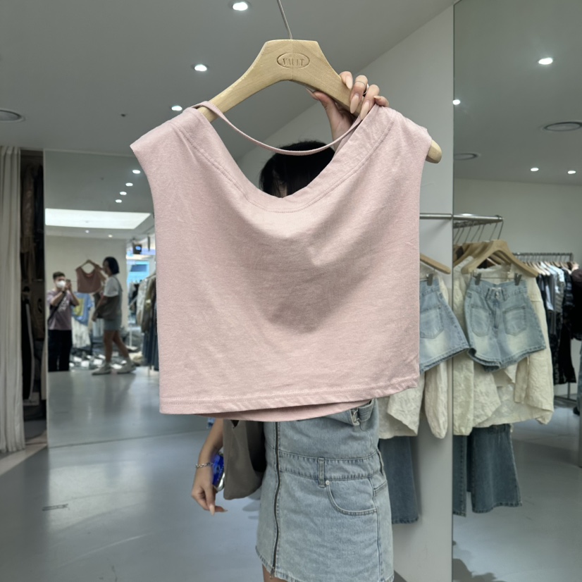 VAULT東大門實拍韓國女裝新款職業休閑熱賣時尚人氣26春夏T恤VAULTT恤