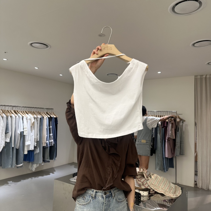 VAULT東大門實拍韓國女裝新款職業休閑熱賣時尚人氣26春夏T恤VAULTT恤圖色1