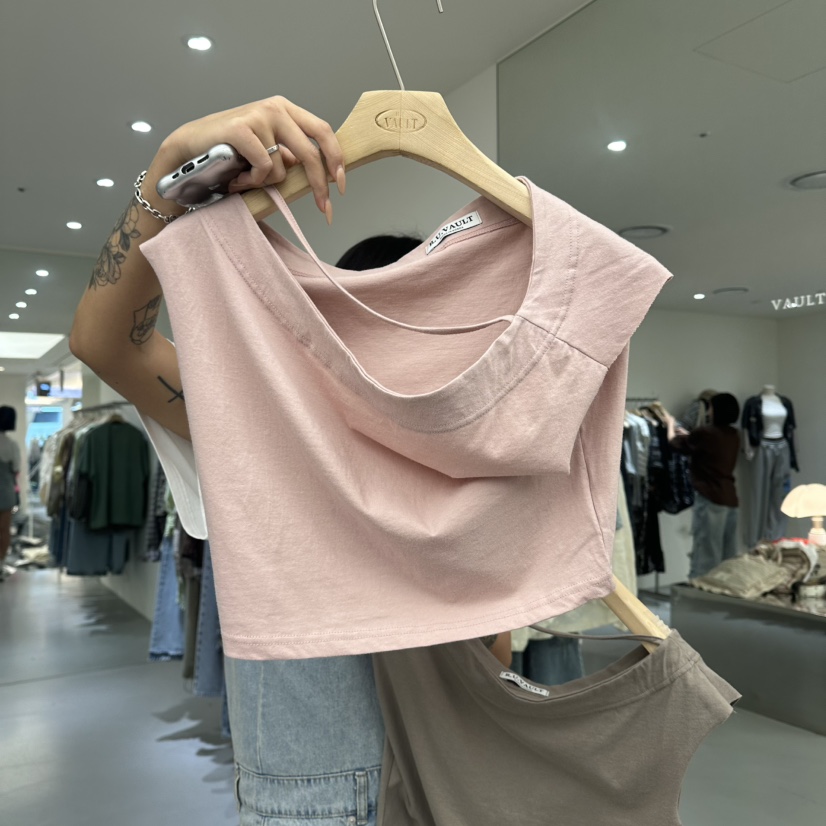 VAULT東大門實拍韓國女裝新款職業休閑熱賣時尚人氣26春夏T恤VAULTT恤圖色3