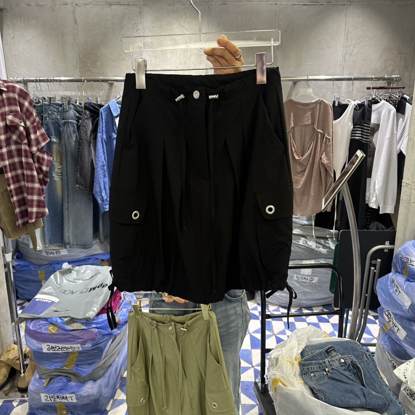 AMOUR韓國直郵女士新款時尚職業休閑人氣熱賣短裙不含腰帶AMOUR短裙圖色2