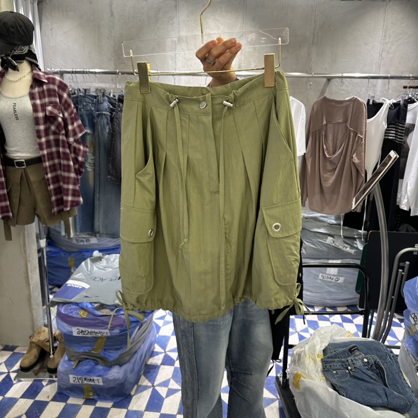 AMOUR韓國直郵女士新款時尚職業休閑人氣熱賣短裙不含腰帶AMOUR短裙圖色3