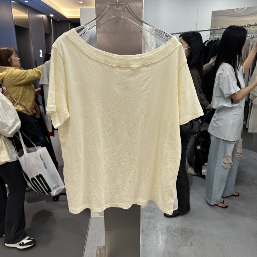 PAVEL韓國東大門直郵女裝新品人氣26夏季時尚休閑職業T恤PAVELT恤圖色1
