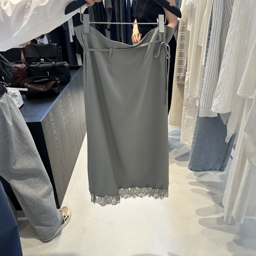 OSOO韓國直郵女士新款職業26夏季時尚26春夏半身裙中短裙OSOO半身裙/中短裙圖色2