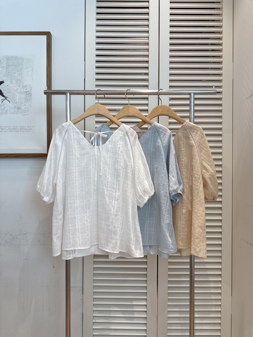 FAVE-L韓國直郵女士新款26春夏職業時尚人氣推薦襯衫蕾絲衫FAVE-L襯衫/蕾絲衫