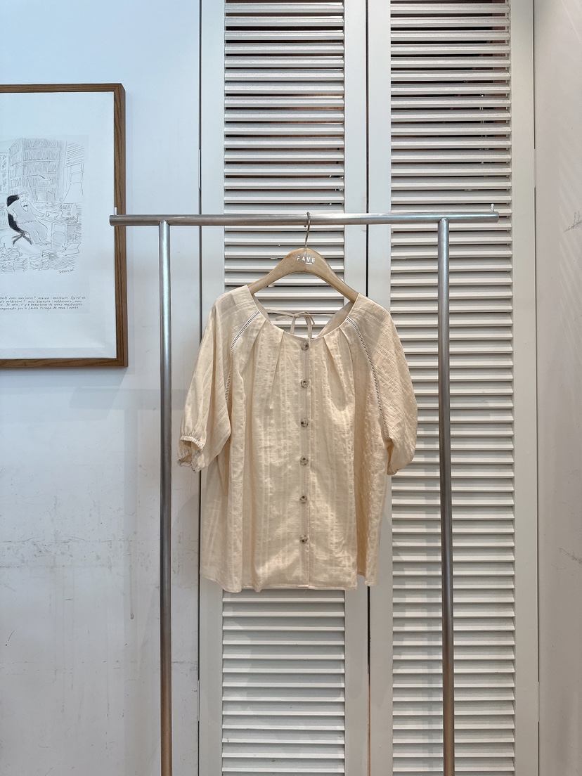 FAVE-L韓國直郵女士新款26春夏職業時尚人氣推薦襯衫蕾絲衫FAVE-L襯衫/蕾絲衫圖色2