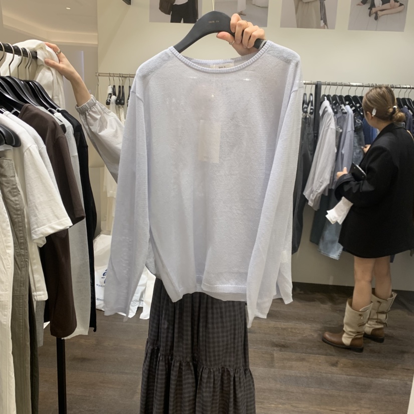 OURIN/THIS IS韓國代購女裝新款推薦職業26春夏針織衫亞麻OURIN/THIS IS針織衫圖色3