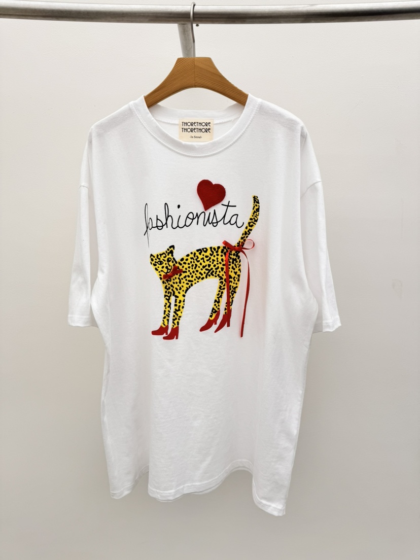 THORE韓國直郵女裝新品26夏季時尚休閑推薦26春夏人氣T恤THORET恤圖色1