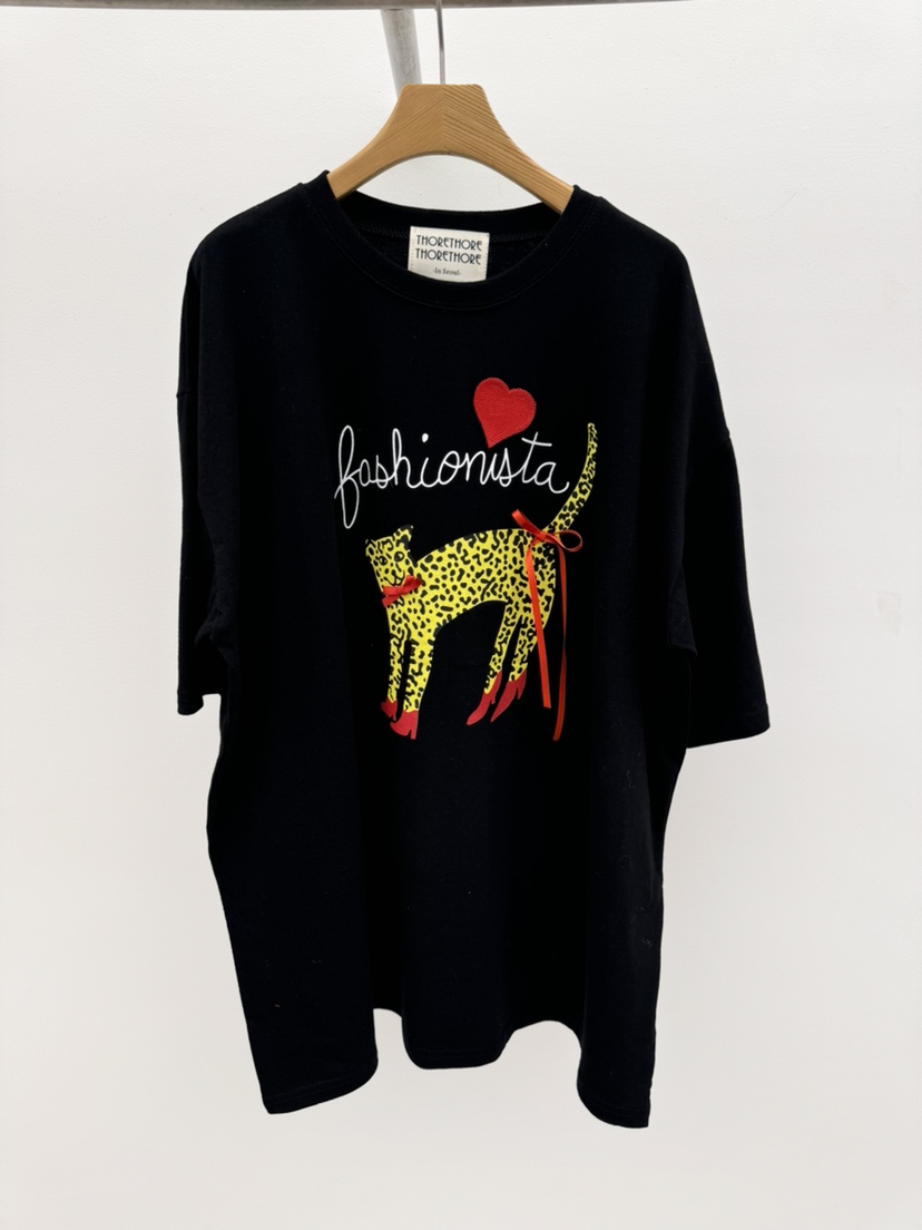 THORE韓國直郵女裝新品26夏季時尚休閑推薦26春夏人氣T恤THORET恤圖色2