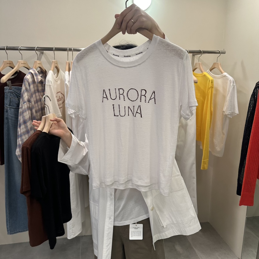 URBANSTORY/REMAKING東大門實拍韓國女裝新品休閑時尚T恤Remaking/URBANSTORYT恤圖色1