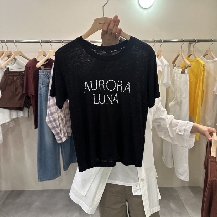 URBANSTORY/REMAKING東大門實拍韓國女裝新品休閑時尚T恤Remaking/URBANSTORYT恤圖色3