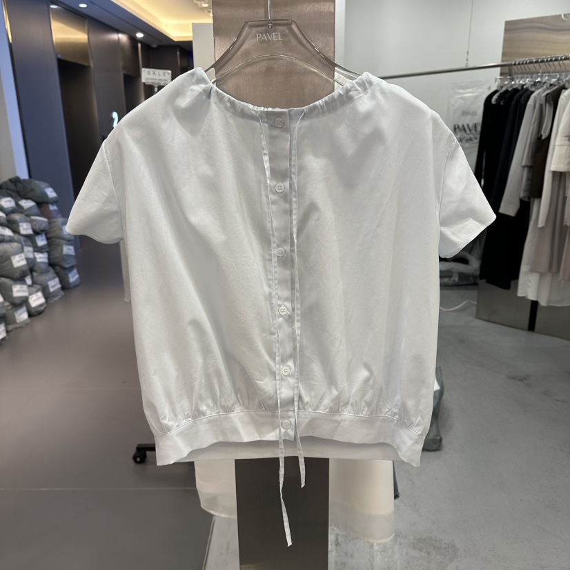 PAVEL韓國直郵實拍女裝新品26春夏職業休閑熱賣襯衫蕾絲衫PAVEL襯衫/蕾絲衫圖色2