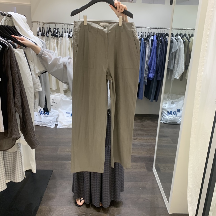 OURIN/THIS IS韓國代購女士新款職業26春夏26夏季休閑褲OURIN/THIS IS休閑褲圖色2