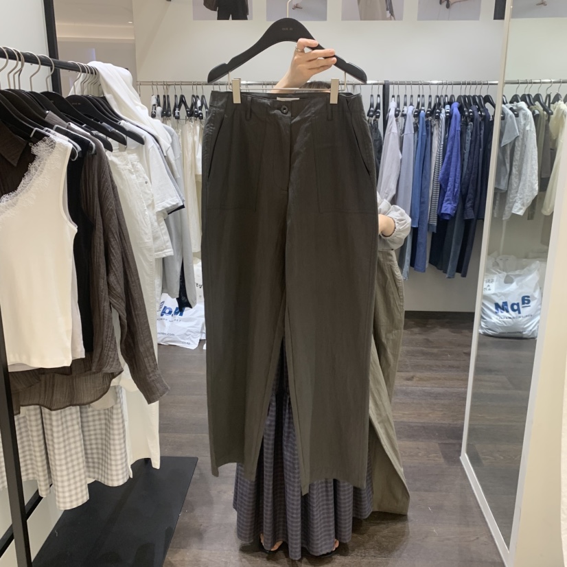 OURIN/THIS IS韓國代購女士新款職業26春夏26夏季休閑褲OURIN/THIS IS休閑褲圖色3