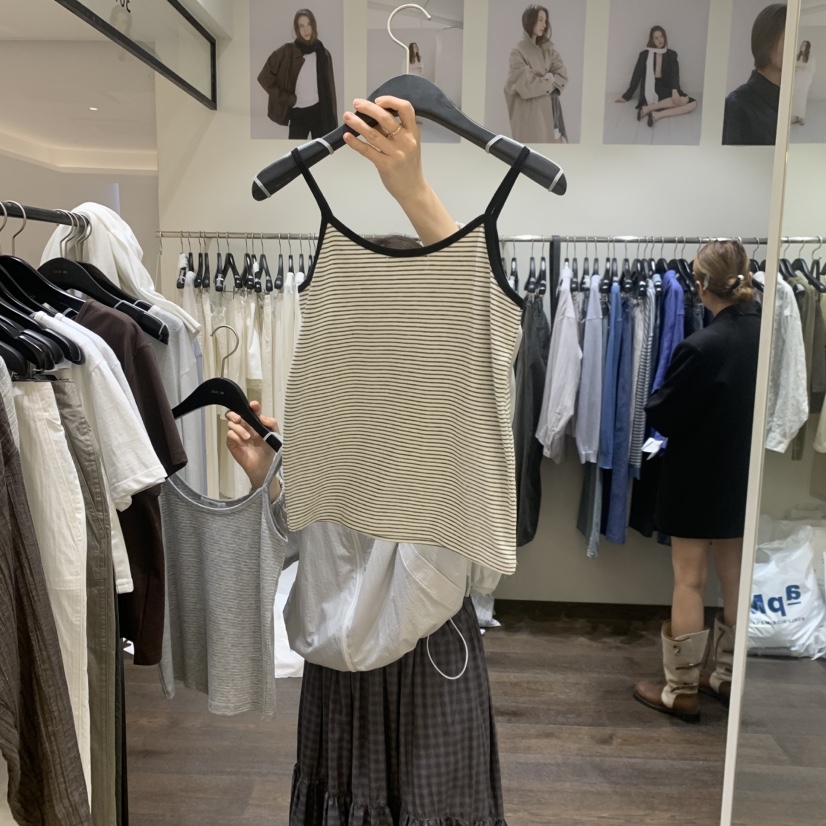 OURIN/THIS IS韓國直郵女裝新品推薦26春夏時尚吊帶背心OURIN/THIS IS吊帶/背心