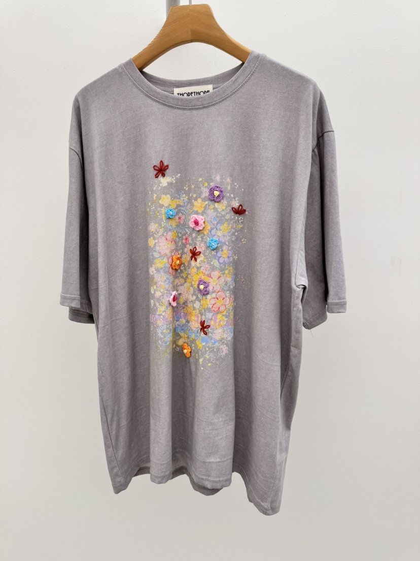 THORE韓國東大門直郵女裝新款職業休閑26春夏時尚人氣T恤THORET恤圖色2