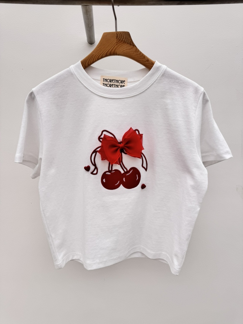 THORE韓國直郵實拍女裝新品人氣時尚26春夏推薦職業26夏季T恤THORET恤圖色1