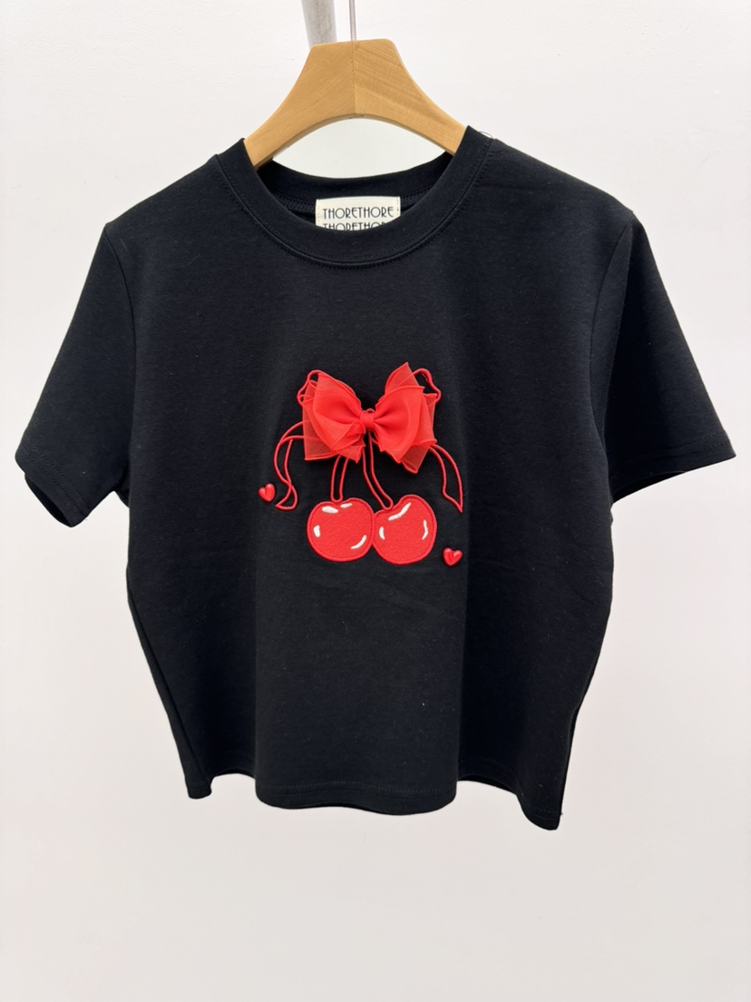 THORE韓國直郵實拍女裝新品人氣時尚26春夏推薦職業26夏季T恤THORET恤圖色3