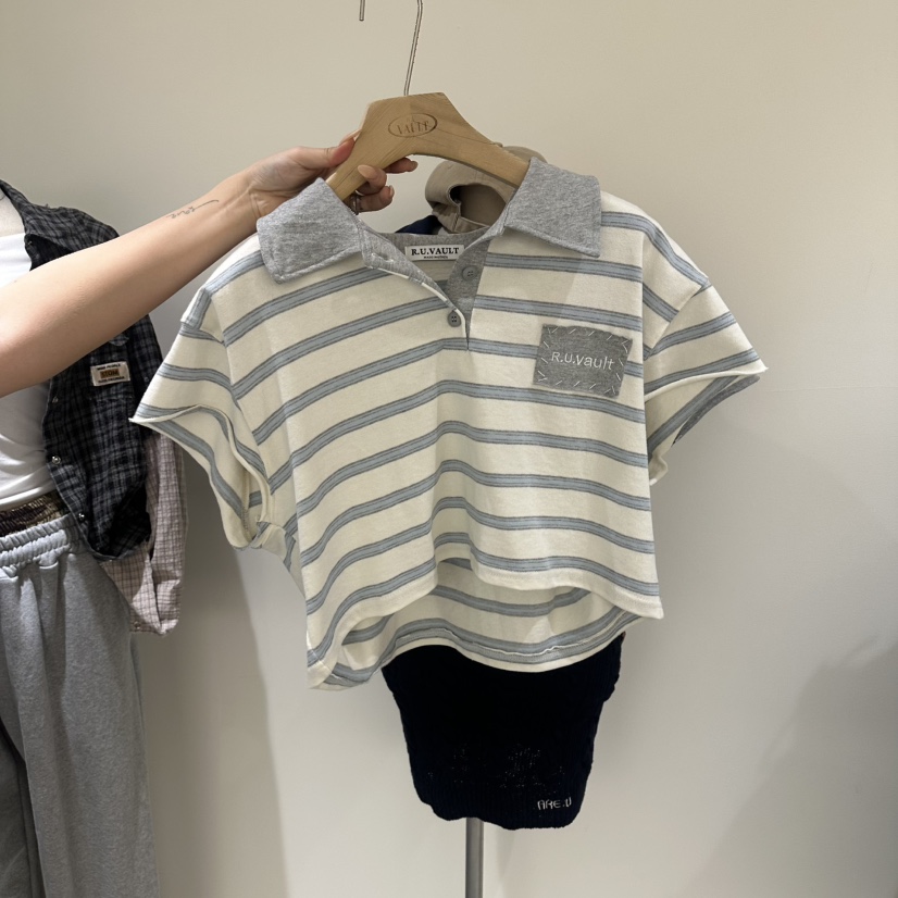 VAULT韓國東大門代購女士新款職業時尚熱賣推薦人氣26夏季T恤VAULTT恤圖色2