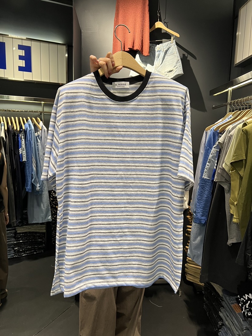 EL BOSQUE韓國東大門直郵女裝新款休閑職業熱賣推薦26春夏T恤EL BOSQUET恤圖色1