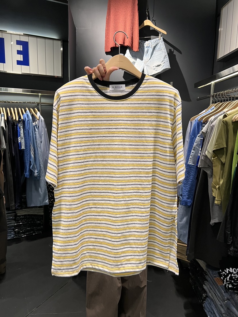 EL BOSQUE韓國東大門直郵女裝新款休閑職業熱賣推薦26春夏T恤EL BOSQUET恤圖色2