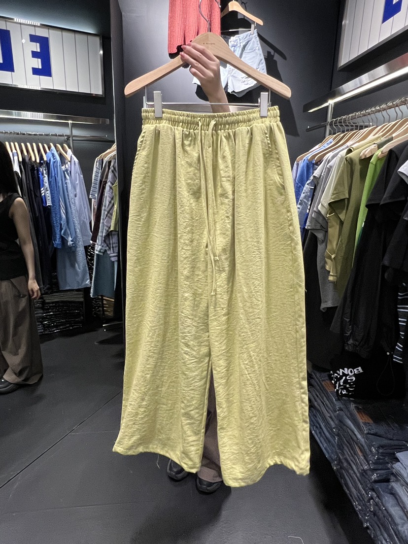 EL BOSQUE韓國直郵女裝新品熱賣休閑時尚26春夏人氣休閑褲EL BOSQUE休閑褲圖色1