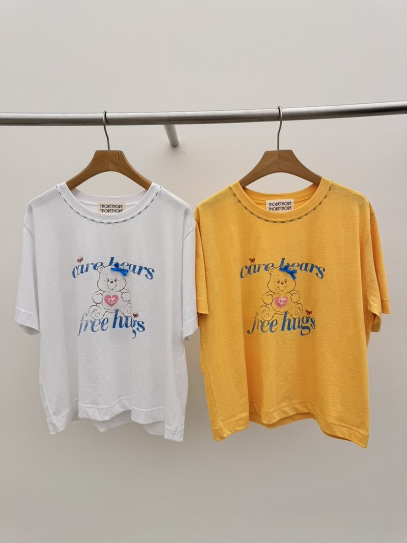 THORE韓國直郵實拍女裝新款職業推薦時尚人氣26春夏26夏季T恤THORET恤