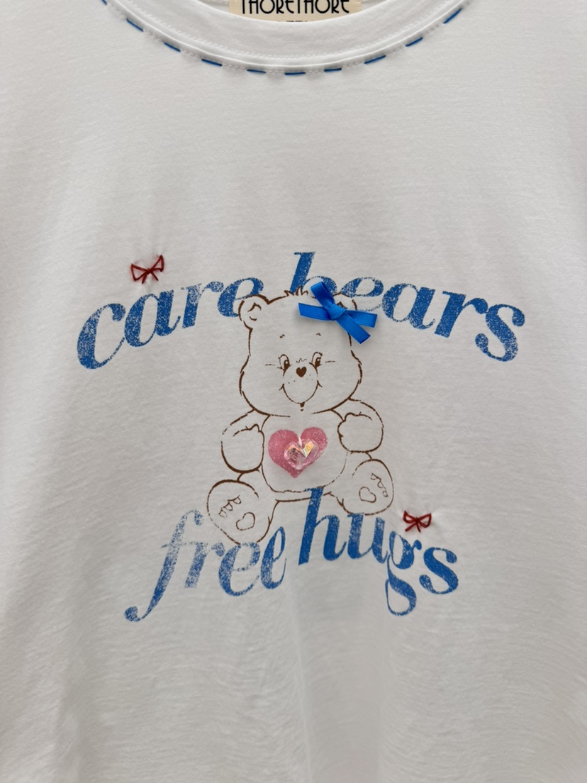 THORE韓國直郵實拍女裝新款職業推薦時尚人氣26春夏26夏季T恤THORET恤