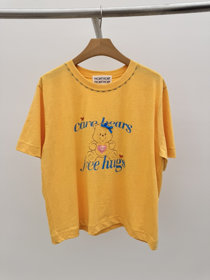 THORE韓國直郵實拍女裝新款職業推薦時尚人氣26春夏26夏季T恤THORET恤圖色2